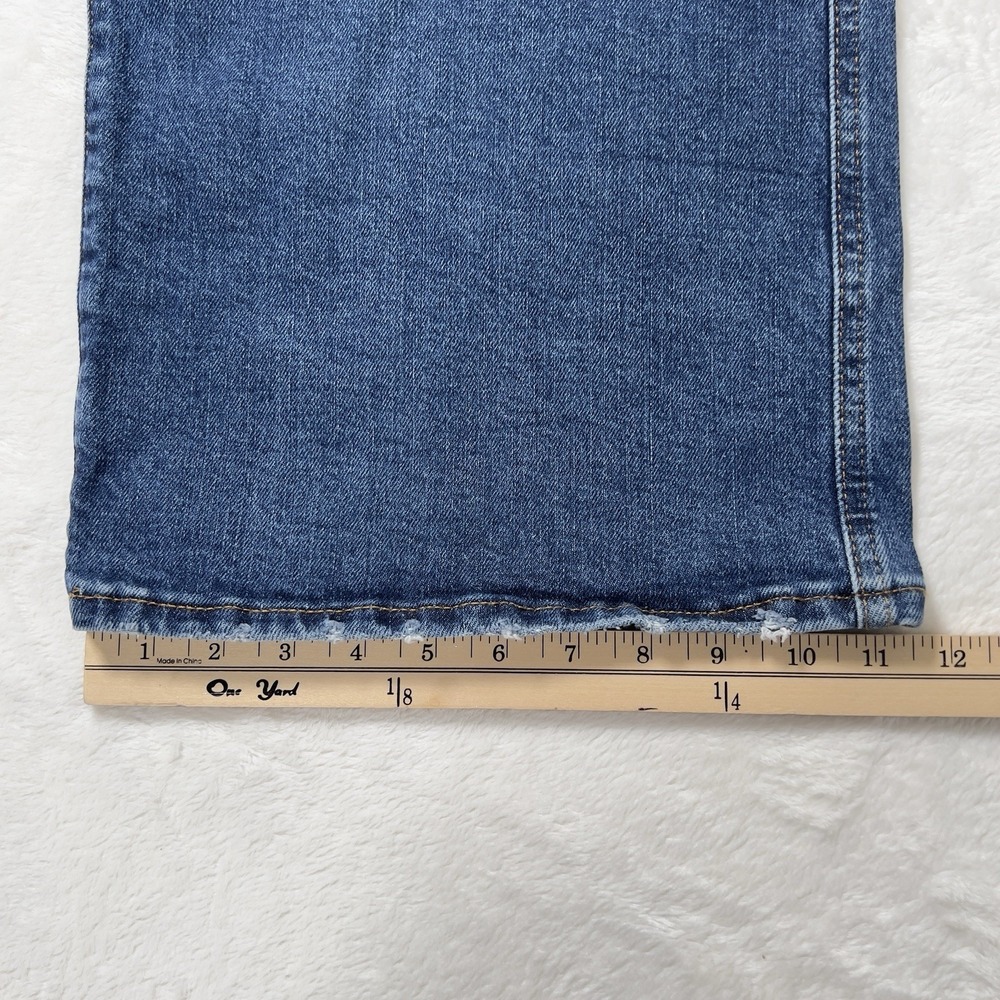 Good American High-Rise Wide-Leg Jeans in Medium Blue - Picture 15 of 15